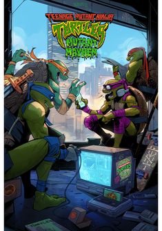 ArtStation - Alternative Poster for TMNT Mutant Mayhem Hicham Habchi, Tmnt Wallpaper, Ninja Turtles Funny, Teenage Mutant Ninja Turtles Artwork, Teenage Mutant Ninja Turtles Art, Ninja Turtles Artwork