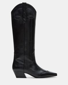 The DOLLIE Western boot offers a sleek and stylish design with a square toe. Experience comfort and durability with every step. Elevate your wardrobe with this timeless and versatile statement piece. 1.75 inch heel height Size 6 measurements: 15 inch shaft circumference, 13 inch shaft height Size 8 measurements: 16 inch shaft circumference, 14 inch shaft height Size 10 measurements: 17 inch shaft circumference, 14.75 inch shaft height Leather upper material Textile and synthetic lining Synthetic Style Goals, Leather Western Boots, Fall 24, Western Chic, Western Boots Women, Leather Wear, Western Boot, Fun Bags, Western Boots