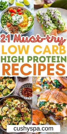 Discover the ultimate fusion of flavor and nutrition with our low carb high protein recipes! Perfect for those on a high protein diet or following a keto meal plan, indulge in delicious high protein low carb meals that will satisfy your cravings. Low Carb High Protein Recipes, High Protein Low Carb Diet, Carb Cycling Diet, High Protein Dinner, High Carb Foods, Low Carb Dessert, Carb Dinner