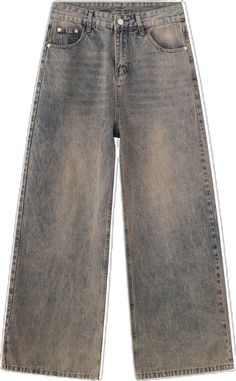 Trendy Dark Wash Cropped Flare Jeans, Trendy Dark Wash Cropped Leg Flare Jeans, Edgy Light Wash Denim Jeans, Chic Ripped Jeans For Streetwear, Grunge Dark Wash Denim Jeans, Grunge Wide Leg Jeans For Fall, Edgy Faded Cotton Jeans, Chic Faded Jeans For Fall, Grunge Wide-leg Denim Blue Jeans