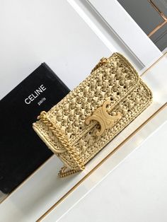 Bags Arena - Chanel Bags - 041 A+ Excellent Quality; Contact us if you've any questions in your mind. Celine Store, Summer Lipstick, Lv Bags, Woven Chain, Raffia Bag, Chic Bags, Celine Bags, Celine Bag, Chanel Bags