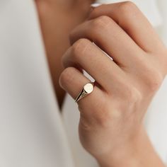 14K Real Gold Vintage Letter Mini Signet Ring Fine Jewelry Gift For Women Wedding Chic Dainty Modern Round Ring Elegant Minimalist Striking 【Materials & Specifications:】 -Band Gold Color Options Rose Gold, Yellow Gold, White Gold Band Ring Length Width:6.00mm (0.23in) 1 letter can be engraved on the ring Letter Signet Ring : This Personalized Necklace is the most fashion trend now. You could customized the most favorite person's name to express your love! Cute Simple Everyday Rings - perfect for Vintage Rings For Women, Trendy Rings For Women, Mini Signet Ring, Dainty Signet Ring, Women Signet Ring, Stackable Signet Ring With Round Band For Wedding, Adjustable 14k Gold Signet Wedding Ring, Adjustable Rose Gold Signet Ring For Wedding, Adjustable Tarnish Resistant Initial Ring For Wedding