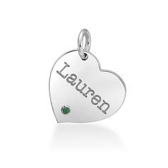 Engravable heart pendants are ultra-chic and charmingly sentimental. Add more to a favorite fashion with your choice of lab-created gemstone, like a birthstone to match the engraved name! Fit your style and budget with options in sterling silver, yellow and white gold. This pendant does not include a chain, but find a favorite in our curation of chain necklaces! Explore our entire Personalized Jewelry Collection and make every piece uniquely yours (or theirs). Please note, all custom jewelry sal Helzberg Diamonds, Heart Pendants, Matching Wedding Bands, Chain Necklaces, Unisex Jewelry, Wedding Matches, Heart Pendant Necklace, Diamond Studs, Custom Engraving