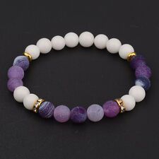 New Women's Yoga Multi-color Bead Charm Agate Stretch Lovely Fashion Bracelets Casual Agate Beaded Bracelets, Yoga Beads, Men Bracelets, Lovely Fashion, Yoga Women, Fashion Bracelets, Bracelets For Men, Bead Charms, Agate