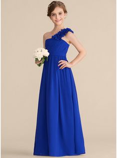 JJ's House 3D Floral Chiffon One Shoulder Junior Bridesmaid Dresses Fall Spring Summer A-line General Plus Back Zip Royal Blue No Floor-Length Blue Sleeveless Junior Bridesmaid Dress. #JJ's House #3DFloral #Chiffon #OneShoulder #JuniorBridesmaidDresses #Fall #Spring #Summer #Aline #General #Plus #BackZip #RoyalBlue #No #FloorLength #Blue #Sleeveless #JuniorBridesmaidDress Kids Bridesmaid Dress, Pattu Dress, Bridesmaid Dresses Floor Length, Girls Bridesmaid Dresses, Fall Bridesmaid Dresses, Ruffle Flower, Junior Bridesmaid Dress, First Communion Dresses, Dresses Chiffon