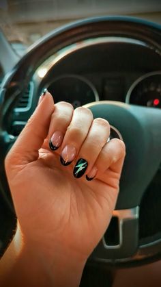 Birthday Nails Western, Country Concert Nails Almond, Duck Camo Nails, Western Style Nails Acrylic, Short Almond Western Nails, Cute Western Nails Short, Nail Ideas Country Concert, Almond Shape Western Nails, Round Western Nails