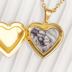 Preserve your cherished moments with our elegant heart locket necklace. This locket necklace with photo insert not only stands out as a stylish accessory but also as a deeply sentimental keepsake. Whether you're gifting or keeping it personal, our photo necklace is a blend of beauty and heartfelt emotion. 💬 Please send us your image via direct messages. 📣 Additional information about the product 👉 Material: Stainless steel 👉 Finish: Silver, Gold, Rose Gold 🎁 Comes with a gift box Personalized Open Heart Locket Necklace For Weddings, Personalized Heart Medallion Necklace For Anniversary, Personalized Medallion Locket Necklace For Mother's Day, Personalized Medallion Heart Necklace For Anniversary, Mother's Day Personalized Medallion Locket Necklace, Valentine's Day Gift Locket Necklace With Round Pendant, Wedding Locket Necklace For Valentine's Day, Mother's Day Medallion Locket Necklace Keepsake, Mother's Day Keepsake Medallion Locket Necklace