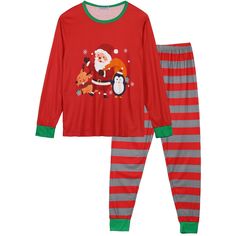 Christmas Matching 2 Pieces Pajama Set for Family. Featuring a snowman print top and striped sleep pants. Long sleeves, round neck, and loose style make it comfortable for all-day wear. Good choice for the Christmas holiday for family, mom, dad, and children. This cute snowman print Christmas pajama set has an adorable design. The Christmas family pajamas include Striped, Cute snowman, Reindeer, and a funny color block in green. The classic elements are such a popular and stylish design, that yo Christmas Family Pajamas, Striped Pajama Pants, Family Pajama Sets, Christmas Matching, Christmas Pajama Set, Striped Pyjamas, Sleep Pants, Family Mom, Christmas Men