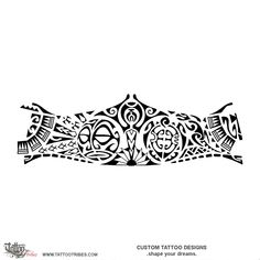 an intricate tattoo design on a white background