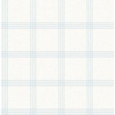 a light blue and white plaid wallpaper