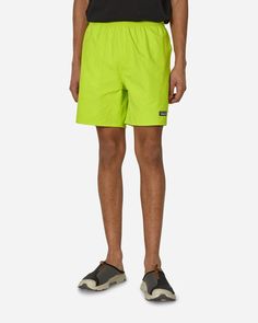 Patagonia Baggies Lights Shorts - 6.5' Phosphorus Green.The ultimate summer shorts you can't live without, in or out of the water. Comfortable and durable, they can be worn for any activity..100% Recycled Nylon.Quick-Drying NetPlus® Nylon Fabric.Mesh Lining.Elasticated Drawstring Waistband.Two Side Pockets.Woven Logo Patch at Front.Style Code: 58048 PHGN Patagonia Baggies, Clothing Pants, Nylon Fabric, Green Shorts, Drawstring Waistband, Summer Shorts, Short Pants, Patagonia, Patch Logo