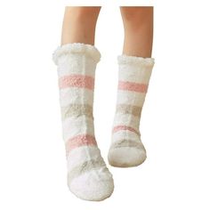 Women's Winter Stripe Super Soft Warm Cozy Fuzzy Fleece-lined Sock Feature: Material:Cotton Blend Free Size:20CM/7.9" Length, for adult. One size fit most,stretchy Soft and fashionable Very comfortable Stretch Fabric,a perfect gift to yourself or friends. Pls Note:Different computer have different monitor,the color may be a little difference. Thanks for your understandings. Package Content: 1 Pair Socks Color: Beige.  Gender: female. Long Black Socks, Mens Winter Socks, Paws Socks, Red Fishnets, Cat Slippers, Fleece Socks, Work Socks, Thigh High Socks, Warm Socks