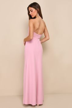 Rose Pink Dress - Strapless Bustier Dress - Mermaid Maxi Dress - Lulus Strapless Pink Prom Dress, Prom Dresses Strapless, Maxi Dress Strapless, Rose Pink Dress, Mermaid Maxi Dress, Strapless Prom Dress, Strapless Prom Dresses, Strapless Bustier, Pink Prom Dress