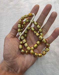 It's Very Beautiful Ancient Unique Color Patina Roman Glass Beads Necklace From 3rd Century Beads NecklaceMaterial Roman GlassHistory 3rd CenturyLength 60cm Adjustable Gold Necklace With Large Beads, Adjustable Gold Beaded Necklace With Large Beads, Adjustable Gold Beaded Necklaces With Large Beads, Adjustable Round Beaded Necklace With Gold Beads, Gold Hand-strung Spiritual Beaded Necklaces, Gold Hand-strung Beads For Jewelry Making, Hand-strung Gold Beads For Jewelry Making, Gold Beaded Necklace With Large Beads For Festive Occasion, Gold Spiritual Beaded Necklaces Hand-strung