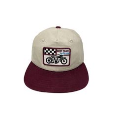 Introducing our stylish and practical Cotton Canvas, Flat Brim, Adjustable Baseball Cap – the perfect blend of fashion and functionality! Displaying the West Coast Motor Club logo as a woven patch on the front of the cap, this Cotton Canvas Cap adds a utility feel to your everyday look. And the adjustable strap ensures a comfortable fit for all head sizes, making it versatile and easy to wear. Whether you're running errands around town or hitting the trails, our Cotton Canvas, Flat Brim, Adjusta Casual Fitted Flat Cap With Logo Patch, Brown Logo Patch Snapback Hat For Streetwear, Brown Snapback Hat With Logo Patch For Streetwear, Outdoor Flat Bill Hat With Logo Patch, Flat Bill Hats With Logo Patch For Outdoor, Casual Outdoor Trucker Hat With Embroidered Patch, Outdoor Fitted Cap With Logo Patch, Outdoor Snapback Baseball Cap With Embroidered Patch, Outdoor Cap With Logo Patch