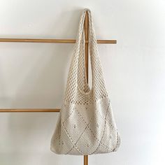 Crochet Tote Bags Ships within 48 hours from California Message me with any questions Free Crochet Bag, Style Bundle, Beige Boho, Crochet Tote Bag, Summer Boho, Crochet Tote, Crochet Bag Pattern, Punta Cana, Crochet Bags