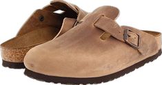 Classic Suede Clogs With Cork-bed Midsoles, Casual Clogs With Cork-bed Midsoles, Casual Closed Toe Clogs With Cork-bed Midsoles, Casual Leather Mules With Plain Toe, Classic Suede Clogs With Buckle Closure, Casual Clogs With Leather Footbed, Spring Leather Clogs With Cork-bed Midsoles, Rugged Leather Clogs With Cushioned Footbed, Comfortable Brown Mules With Buckle Closure