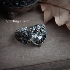 Ring of Legend Kings Ring Knight Ring Warrior Ring Fantasy - Etsy Knight Ring, Warrior Ring, Fantasy Ring, King Ring, Light Ring, Stainless Steal, Black Rhodium, Pendant Rings, Oils For Skin