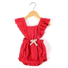 The Tiny Details Tiny Babe Red Ruffle Bubble Romper Sweet Summertime, Little Outfits, Bubble Romper, Summer Ready, Trend Setter, 4th Of July, Overalls, Bubbles, Rompers