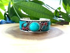 Turquoise Bracelet , Birthstone Bracelet , Bohemian Bracelet , Stone Bracelet , Cowboy Bracelet ,Southwestern Bracelet , Hippie Bracelet, Cuff Bracelet The adjustable bracelet is made with reconstituted Turquoise . Sold Individually Stone and stone shape may vary Thank you for looking my listing. Follow me for weekly updates. Please note, colors may differ slightly from computer screen to actual product due to screen settings. Head directly to the rest of my shop here: Gypsygalaxyjewelry.etsy.com Cowboy Bracelet, Bracelets Hippie, Hippie Bracelet, Bracelet Stone, Hippie Bracelets, Birthstone Bracelet, Bohemian Bracelets, Birthstone Bracelets, Bracelet Cuff