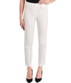 Women's Casual & Dress Pants | Dillard's Elegant White Cropped Leg Pants, Elegant White Cropped Pants, Elegant Cropped Leg Business Casual Pants, Elegant Cropped Leg Pants For Business Casual, Chic Tailored Cropped Leg Dress Pants, Chic Tailored Cropped Dress Pants, Elegant Cropped Leg Workwear Pants, Elegant Cropped Leg Bottoms For Business Casual, Elegant Cropped Leg Formal Pants