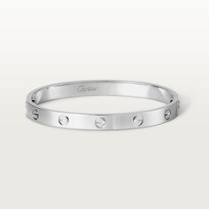 #LOVE# bracelet Trinity Bracelet, Bracelet White Gold, Bracelet Love, Detailed Jewelry, Love Bracelet, Simple Bracelets, Cartier Love, Timeless Accessories, Bracelet Collection