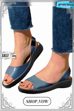 Comfort Soft Sole Blue Sandals Blue Open Toe Sandals With Ortholite Insole, Blue Slingback Sandals With Removable Insole, Casual Blue Slingback Sandals With Open Heel, Casual Blue Open Heel Slingback Sandals, Light Blue Cushioned Sandals, Comfortable Blue Sandals With Rubber Sole, Comfortable Blue Leather Sandals, Blue Slingback Sandals For The Beach, Blue Slingback Sandals With Round Toe For Summer