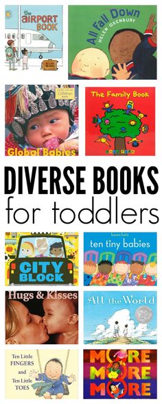 children's books for toddlers with the title, diverse books for toddlers