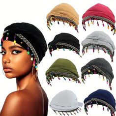 PRICES MAY VARY. 【Hipster's Choice】- Add to cart Now! Turban durags head wraps is the most fashionable hat now.A Must have item! Our pre-tied turbans make the perfect gift for any occasion – birthdays, holidays, Christmas, anniversaries. 【Turban Durag for Men&Women】: This turban is suitable for two ways to wear, one way is for men, another way is for women. Women who have low cut hair and don't feel like wearing a wig or combing your hair，Whether you have a lot of hair or a little, it will stay Babushka Scarf, Model Outer, Sleeping Bonnet, Bandana Pattern, Head Wraps For Women, Hair Turban, Hair Bonnet, Turban Hat, Outdoor Hiking