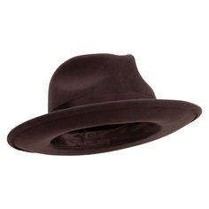 Men's Wide Ribbon Band Fedora HatMade of 100% Wool.Two sizes, M (57) and L (58cm).A 2" brim and a wide ribbon band.A Wool felt fedora with an elastic tie in crown.Adult/Man.A great hat for any cold weather event or any casual evening.11.5(W) X 13(L) X 4(H) inches.All Seasons.Dry Clean Only.Imported. Brown Curved Brim Fedora For Kentucky Derby, Brown Flat Brim Fedora For Kentucky Derby, Brown Brimmed Fedora For Kentucky Derby, Brown Fedora For Kentucky Derby, Western Solid Brimmed Boater Hat, Solid Brimmed Felt Hat For Kentucky Derby, Kentucky Derby Fedora Hat, Rodeo Fedora Hat, Solid Color Fedora With Curved Brim For Rodeo