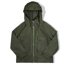 A mountain jacket that can be "Nurturing" has completely different styles in its initial state and after multiple washes and fades.Initial stateThe surface coating of the clothes is complete and smooth, and the color is beautiful and even. Washing stage - Wasteland style - "Nurturing" in progressAfter being washed or worn, the coating peels off to varying degrees, giving it a mottled and aged texture.And after that?The more times it is washed and the longer it is worn, the more obvious the "dama Weatherproof Cotton Windbreaker For Outdoor, Military Outerwear With Double-lined Hood For Outdoor, Military Style Hiking Outerwear With Side Pockets, Casual Outdoor Raincoat With Drawstring Hood, Green Utility Raincoat For Winter, Casual Raincoat With Drawstring Hood For Outdoor, Hooded Windbreaker With Pockets For Outdoor Activities, Functional Cotton Windbreaker For Outdoor, Green Track Jacket With Adjustable Hood For Outdoor