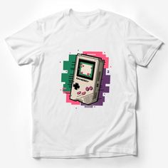 Retro Game Console T-Shirt, Vintage Gaming Tee, Unisex Nostalgic Gamer Shirt, Classic Handheld Game Gift, 90s Kids Fashion Male T-Shirt Custom graphic T-Shirt.Customize your color 90s Kids Fashion, Gamer Fashion, Classic Video, Gamer Style Cotton T-shirt With Screen Print, Gamer T-shirt For Fan Merchandise With Short Sleeves, Gamer T-shirt With Screen Print And Crew Neck, Gaming Tees, Cheap Gamer Fan Merchandise T-shirt, Retro Games Console