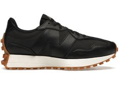 New Balance 327 Black, Addias Shoes, Black Tennis Shoes, New Balance 327, New Balance Black, Shoes Outfit Fashion, Comfort Shoes Women, Balance Sneakers, Sport Shoes Women