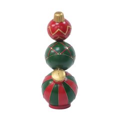 Unique Design: This decoration features three beautifully crafted Christmas balls stacked on top of each other, bringing a festive and modern touch to your holiday decor. Christmas Balls Decorations, Ball Decorations, Christmas Tree Decor, Christmas Ball, Classic Holiday, Christmas Settings, Thanksgiving Birthday, Holiday Design, Tree Decor