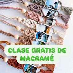 there are many tassels that have been made to look like macrames