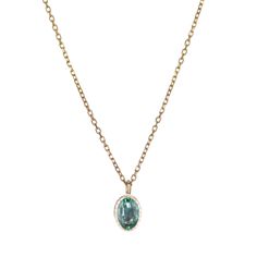 OVAL EMERALD WISP NECKLACE Baguette Necklace, Local Jewelry, Detailed Ring, Ring Sizer, Ring Size Guide, Stacking Rings, Cable Chain, Online Jewelry, Put On