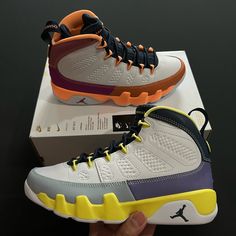 Nike Air Jordan 9 Retro “Change The World” Multicolor Cv0420-100 Women's 6.5 Brand New Missing Lids Jordan 1 Mid Women, Air Jordan 9 Retro, Jordan Retro 11, Jordan 9 Retro, Nike Retro, Air Jordan 9, Jordan Shoes Retro, Jordan 9, All Nike Shoes