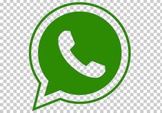 a green phone icon with the text whatsapp on it, and an arrow pointing to