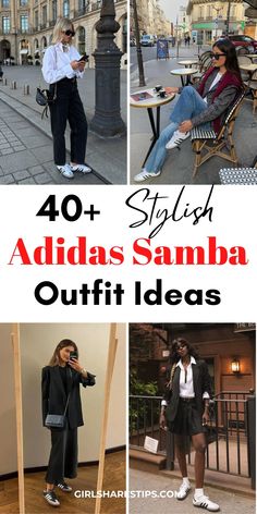 Adidas Samba Black Outfit, Court Shoes Outfit, Samba Aesthetic, Adidas Sneakers Outfit, Adidas Samba Outfit Women, Sambas Adidas Women Outfit, Adidas Samba Women, Samba Adidas Outfit, Samba Outfit Ideas