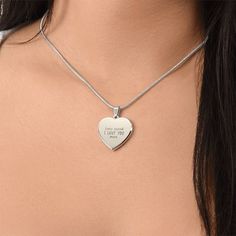 Surprise your loved one by giving them this sweet Engraved Heart Necklace! It's a classic and heartfelt jewelry piece that is sure be treasured. If the custom engraving option is available, you can choose to personalize onto the back of the pendant your loved one's name, a special date, or anything else you want to remember and keep you close to their heart. Each personalized piece offers exceptional craftsmanship that is fit to be an instant classic in your family.The Engraved Heart Necklace is Personalized Stainless Steel Heart Pendant Jewelry, Personalized Stainless Steel Heart Pendant, Personalized Heart-shaped Meaningful Jewelry, Meaningful Heart-shaped Personalized Jewelry, Engraved Heart Pendant Jewelry For Personalized Gift, Heart-shaped Engraved Jewelry For Personalized Gift, Meaningful Heart-shaped Keepsake Necklace, Personalized Heart-shaped Engraved Jewelry, Engraved Stainless Steel Jewelry For Valentine's Day