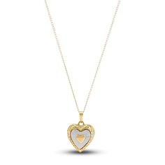 Keep all of your most cherished memories close to heart with this meaningful stacked hearts locket charm necklace. Fashioned in 14K yellow gold, the 13-inch curb chain secures in place with a spring ring clasp. Necklaces Heart, Jury Duty, Xmas Wishlist, Wishlist 2024, Type Shi, Jared The Galleria Of Jewelry, Heart Locket Necklace, Precious Jewels, Locket Charms