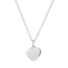 Our gorgeous Puffed Heart Pendant is here to make a LOVE-ly addition to your stack. Featuring the latest puffed 3d jewellery trend in the form of a dainty, chubby heart charm.  Size & Materials:   Chain Length: 40cm long with 5cm Extension Chan Thickness: 1mm Pendant Size: 12mm  925 Sterling Silver All sterling silver jewellery will tarnish (oxidise) over time as this is the metal's natural way of reacting to the oxygen in the air. Tarnishing will generally happen much faster if it comes into contact with agents such as perfume, salty air, sulphur, skin creams, hairspray, chlorine and acidic skin pH which triggers a chemical reaction. The reaction then leaves a thin, discoloured layer on the surface of the metal. The amount of tarnishing that occurs is dependent on the skin and care habits Nickel-free Heart Necklace For Everyday Wear, Everyday Nickel-free Heart Shaped Necklaces, Everyday Heart-shaped Nickel-free Necklaces, Everyday Heart-shaped Nickel-free Necklace, Everyday Heart Shaped Nickel Free Necklace, Nickel-free Heart Pendant Necklace For Everyday, Nickel Free Everyday Heart Necklace, Classic Heart-shaped Jewelry With Heart Beads, Everyday Heart Shaped Pendant Necklace With Charms