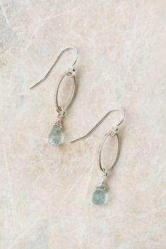 Experience the beauty of these exquisite earrings featuring a sterling silver wire wrapped aquamarine birthstone. Perfect for those born in March! Sterling Silver (lead and nickel free) Aquamarine On sterling silver ear wires We hand select our natural materials, thus there may be slight variations in color and/or size that will not detract from the overall aesthetic Our unique handcrafted designer jewelry for women is made in America, with each design created individually in our personal design Birth Flower March, Floyd Va, Sliver Earrings, Born In March, Silver Gold Earrings, Silver Gold Necklace, Aquamarine Birthstone, Aquamarine Earrings, Sterling Silver Wire Wrap