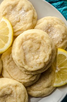 Lemon Sugar Cookies Recipe Chewy Lemon Sugar Cookies, Soft And Chewy Lemon Cookies, Simple Lemon Cookies, Low Calorie Lemon Cookies, Sugar Cookie Recipe Soft And Chewy, Soft Lemon Cream Cheese Cookies, Lemon Powdered Sugar Cookies, Lemon Snickerdoodle Cookies, Lemon Cookies Recipes Easy