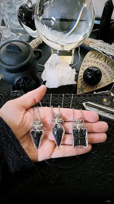 This Charm Necklaces item by WickedlyMeBoutique has 337 favorites from Etsy shoppers. Ships from Las Vegas, NV. Listed on Apr 13, 2024 Protection Oils, Witches Salt, Salt Protection, Energy Shield, Bad Spirits, Black Salt, Witchy Crafts, Glass Vials, Witch Aesthetic