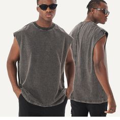 ✅  Product Description - Oversized Acid Washed Cotton Tank Top Shirt✅   Super soft cotton in oversized and fray edges. 💚 Super Soft - 250GMS thickened plain weave fabric, breathable and Soft cotton 💚Unisex loose-fit design, streetwear style 💚 Oversized Tank Top Shirt - Unisex Fit, Frayed egdes 💚Snow washed T-Shirt in Distressed Style, Streetwear Clothing for Women And Men 💙Available in many styles including Cottagecore, boho, bohemian, urban, hippie, birthday, zodiac, animals, sports, hobbi Oversized Muscle Tee Outfit, Sleeveless T Shirt Men, Casual Washed Black Sleeveless Tank Top, Casual Washed Black Cotton Muscle Tee, Washed Black Sleeveless Top For Streetwear, Sleeveless Washed Black Top For Streetwear, Casual Washed Black Muscle Tee For Summer, Casual Washed Sleeveless Muscle Tee, Black Oversized Sleeveless Top