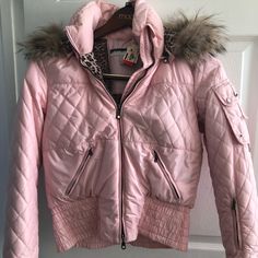 Gorgeous Snow Barbie Jacket. Complete With Crystals And Leopard Print Lining. I’m A 2/4 And Fit Nicely. Only Worn Once. *Price Firm* Barbie Jacket, Bunny Jacket, Snow Bunny, Snow Bunnies, Leopard Print, Puffer, Jackets & Coats, Jackets For Women, Womens Sizes