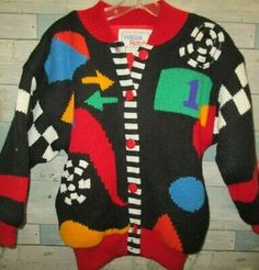 vintage Halle Robin sweater jacket bright colors long sleeves size 8 very rare !  | eBay Fun Multicolor Winter Outerwear, Retro Long Sleeve Knit Cardigan, Winter Patchwork Long Sleeve Cardigan, Winter Long Sleeve Patchwork Cardigan, Fun Multicolor Hooded Outerwear, Playful Knit Long Sleeve Outerwear, Colorful Patchwork Long Sleeve Sweater, Multicolor Long Sleeve Cardigan, Colorful Long Sleeve Casual Sweater