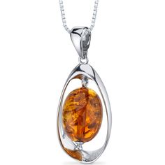 Peora.com - Amber Pendant Necklace Sterling Silver Cognac Color Large Oval SP11108, $39.99 (http://www.peora.com/amber-pendant-necklace-sterling-silver-cognac-color-large-oval-sp11108) Blue Sapphire Pendant, Sapphire Necklace Pendants, Amber Gemstone, Cognac Color, Amber Pendant, Necklace For Girlfriend, Promise Rings For Her, Mom Jewelry, Jewelry For Her