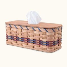 Amish Wicker Tank Topper Toilet Storage & Organizing Basket Wine & Blue Back Of Toilet Basket, Toilet Tank Basket, Toilet Basket, Amish Community, Bathroom Baskets, Facial Tissues, Wicker Storage, Toilet Tissue, Wicker Baskets Storage